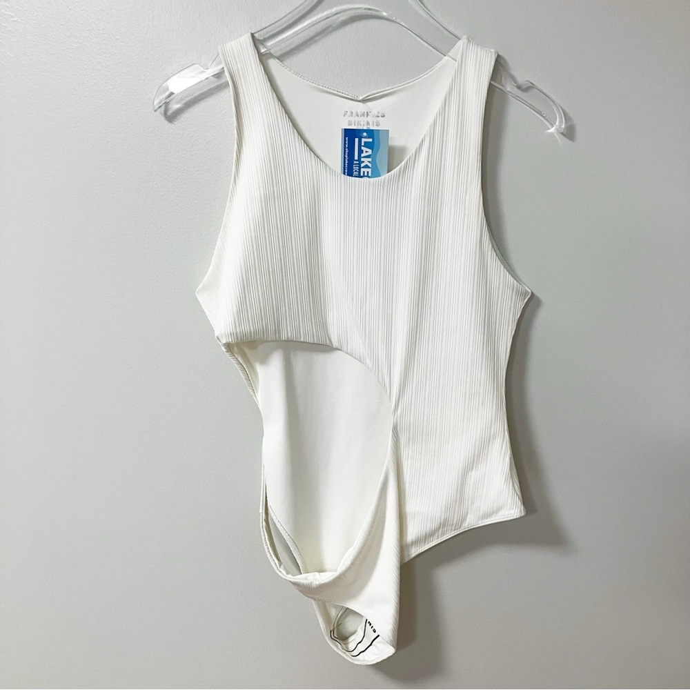 Frankies Bikinis | White Swimsuit XL
